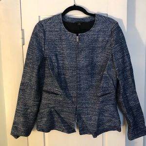 Blue Peplum Banana Republic Blazer size 10